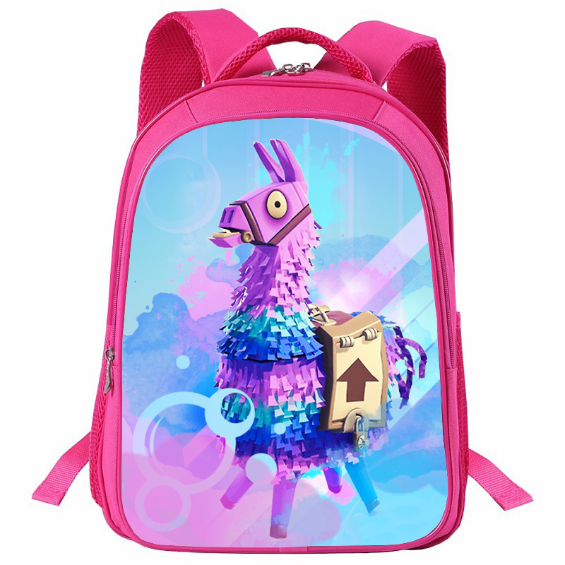 Girls Cute Llama   School Bag Lunch Bag Pencil Case - mihoodie