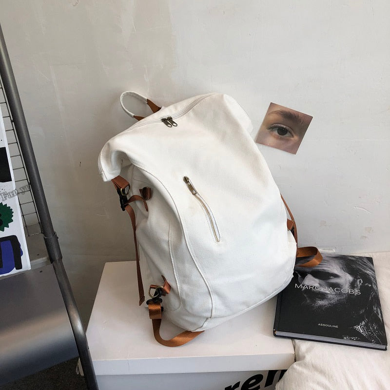Jsvery 2022 Fashion New Korean Backpack Women Large Capacity For School Teenagers Girls Fashion Laptop Travel Bag Mochila Infantil Bolsa - mihoodie