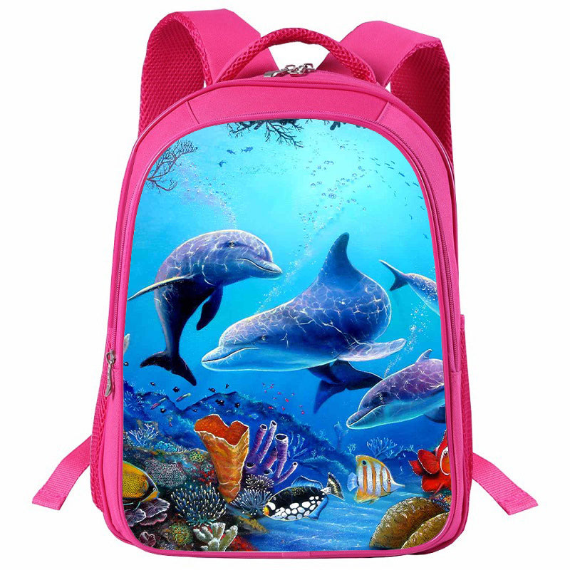 Kids Dolphin Pink Backpack - nfgoods
