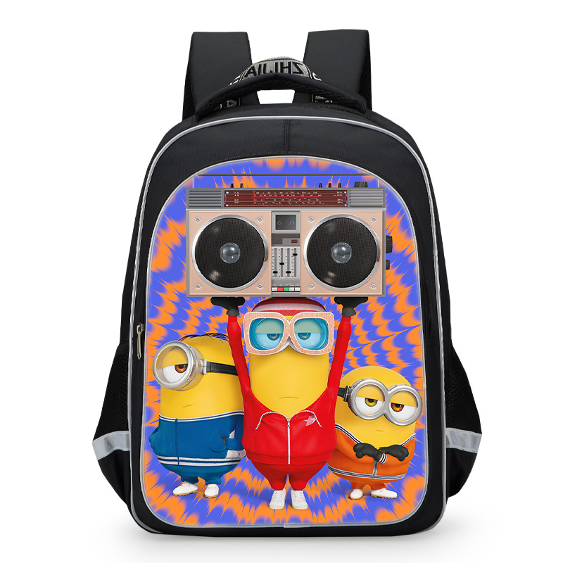 Kids Minions backpack   School Bag  Lunch Bag Pencil Case - mihoodie