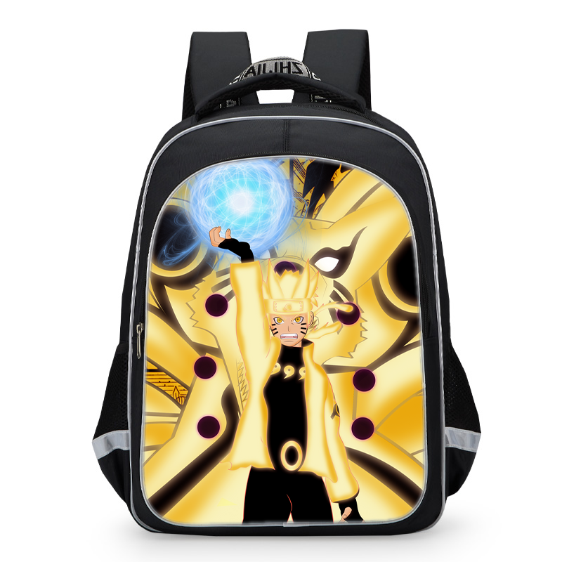 Naruto's Nine-Tails Chakra Mode   School Bag  Lunch Bag Pencil Case - mihoodie