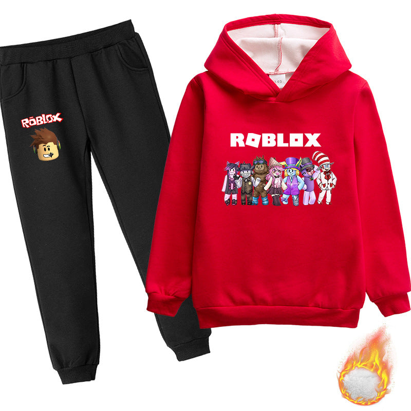 Kids Roblox  Fleece Hoodie Suits - mihoodie