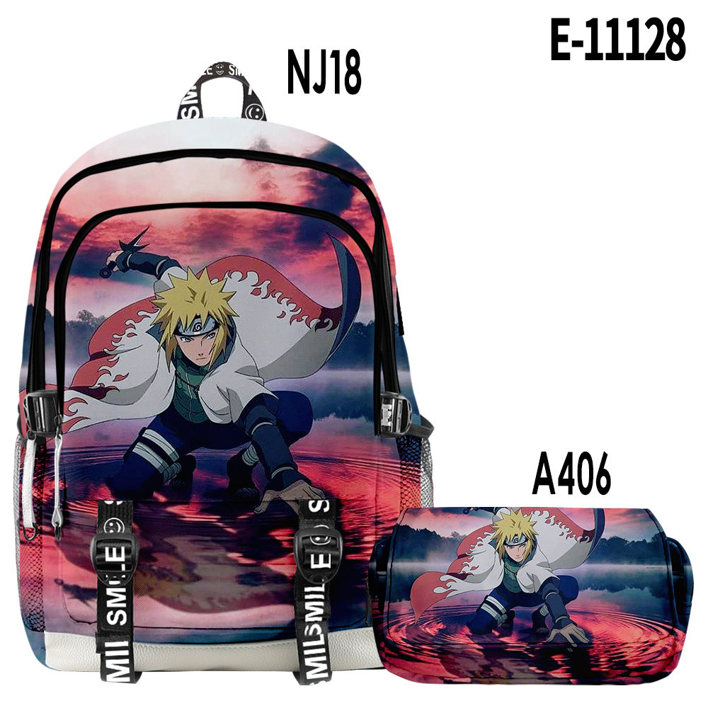 Naruto 3D backpack and pencil box 2pcs - mihoodie