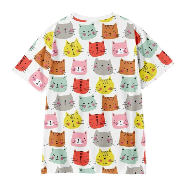 Cat Face　T-shirt - mihoodie