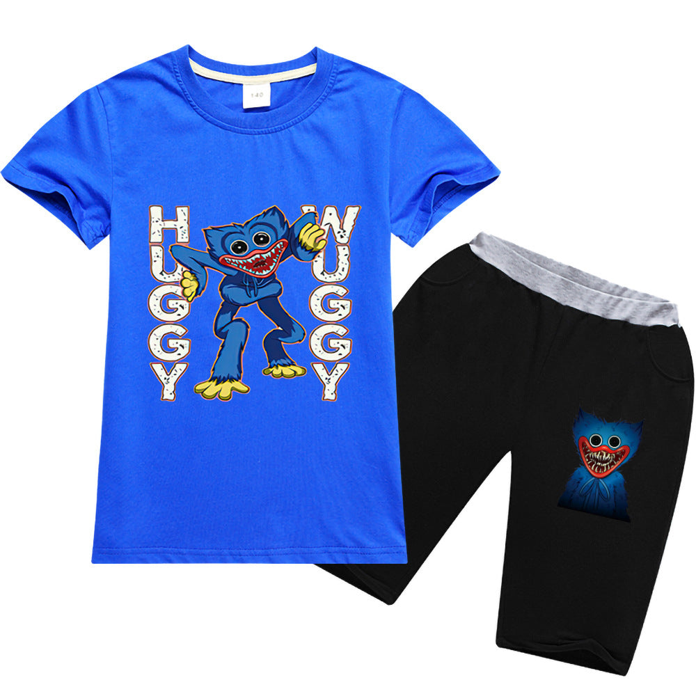Kids Poppy Playtime T-shirt and Shorts 2pcs - mihoodie