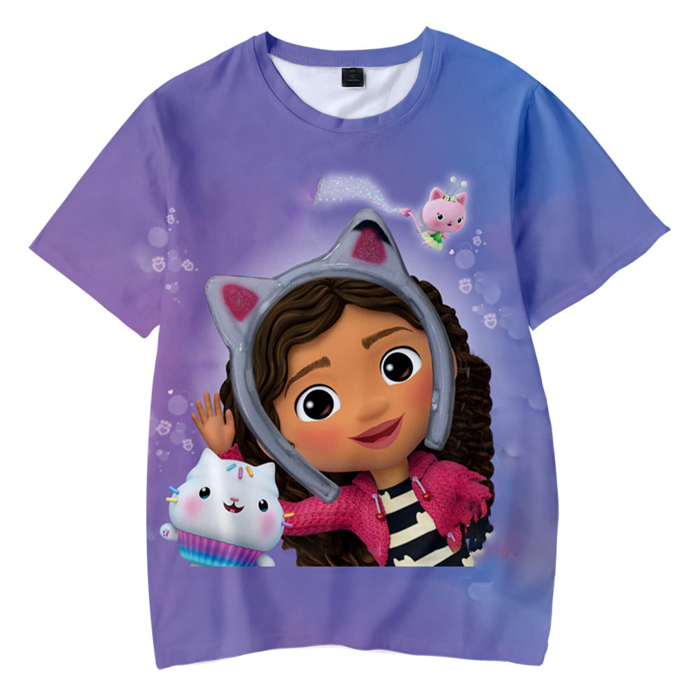 Kids Gabby's Dollhouse T-shirt - mihoodie