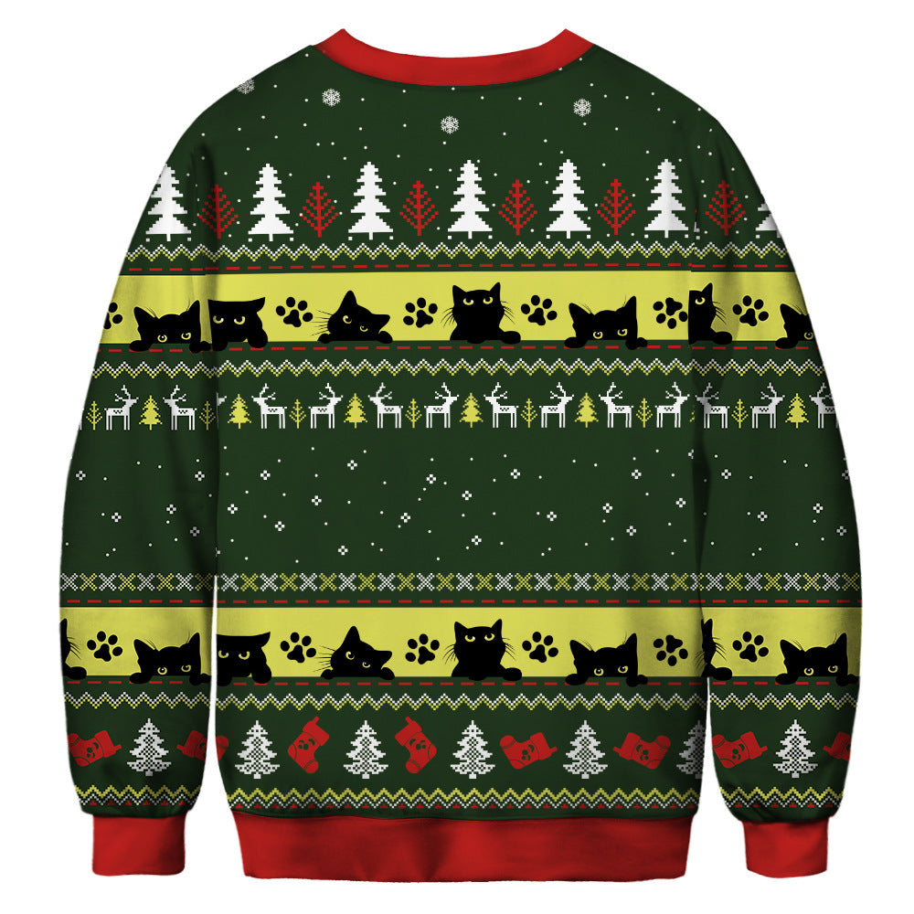 Meowy Christmas Tree Shirt - mihoodie