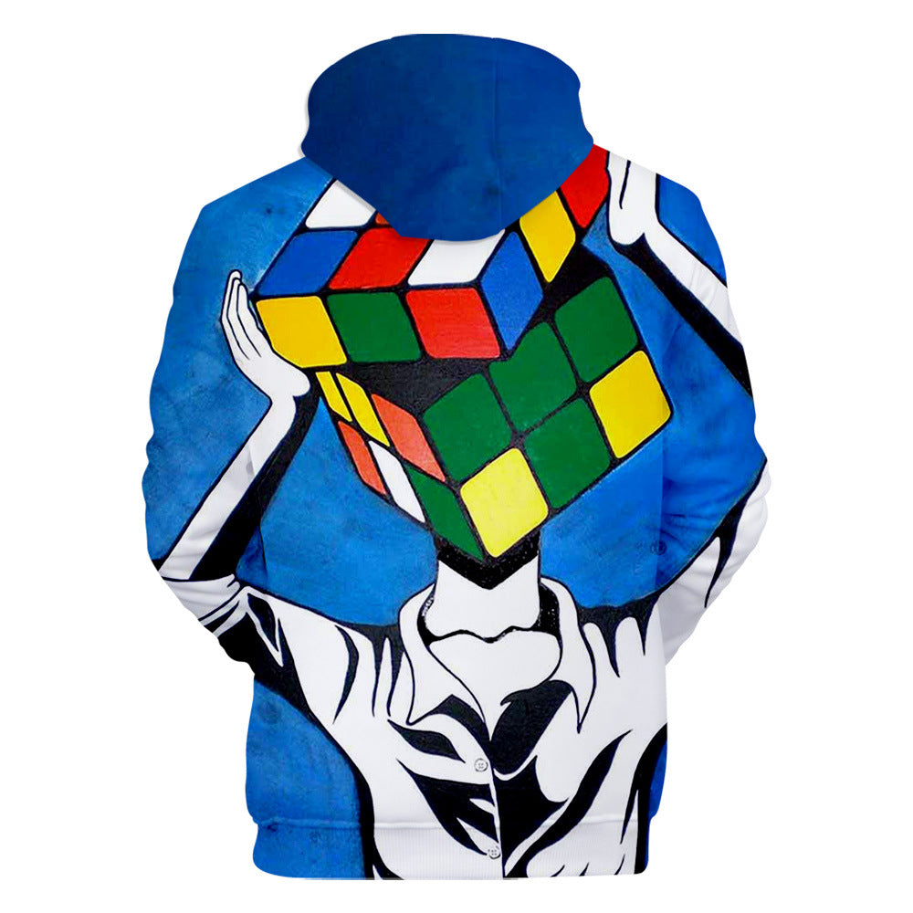 Cartoon Rubik's cube Hoodie - mihoodie