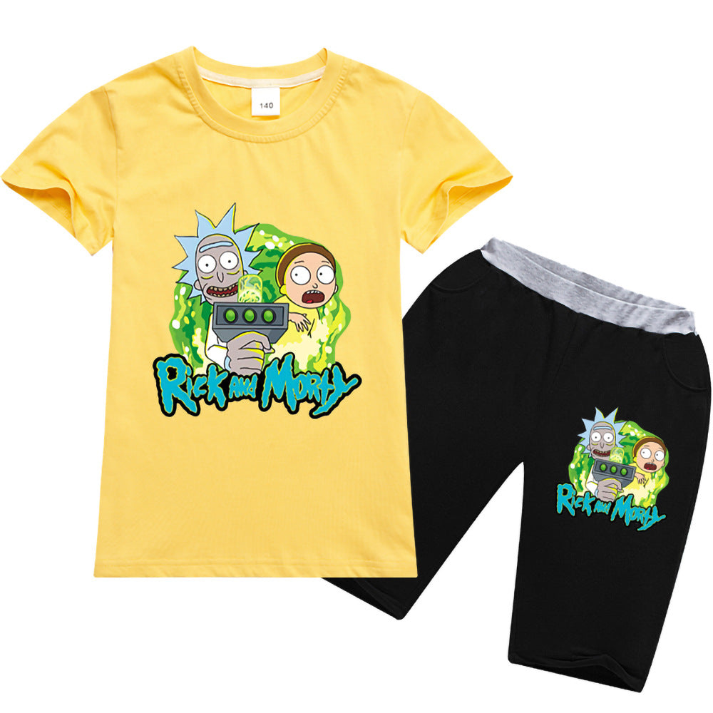 Kids Rick and Morty T-shirt and shorts - mihoodie
