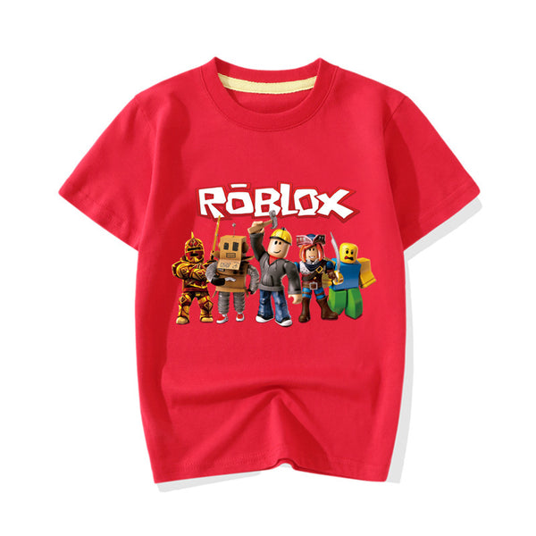 Kids Roblox Casual Cotton T-shirt - mihoodie