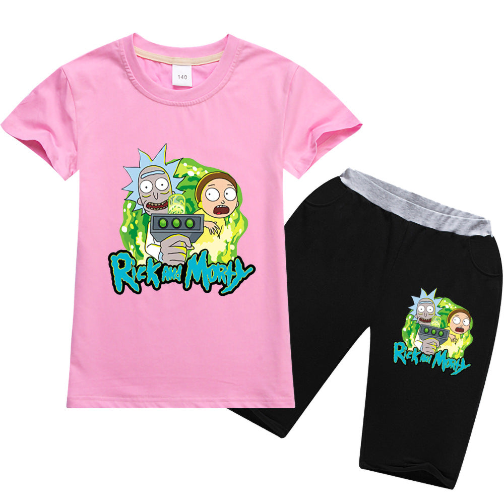 Kids Rick and Morty T-shirt and shorts - mihoodie
