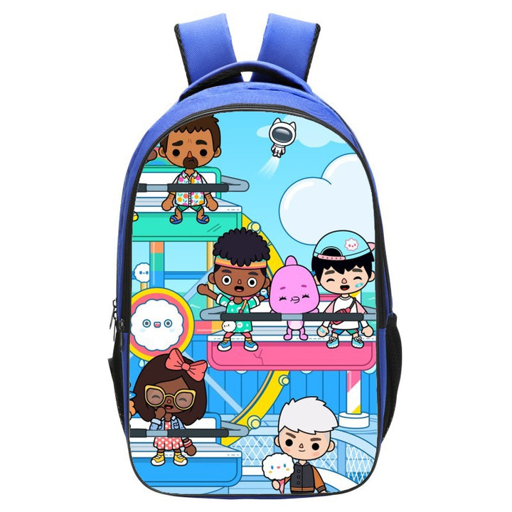 toca life world build stories blue backpack - mihoodie