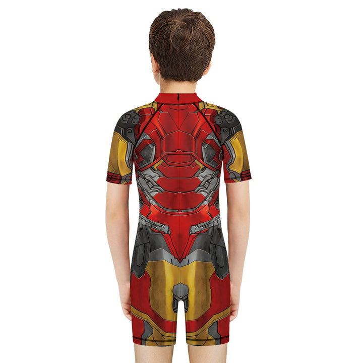 Kids Iron-Man One-piece Swimsuit - mihoodie