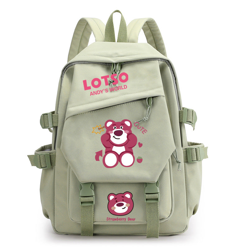Girls Strawberry Bear Backpack - mihoodie