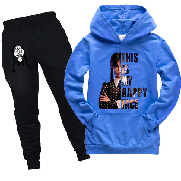 This is my happy face Kids Hooded Shirt and Pants - mihoodie