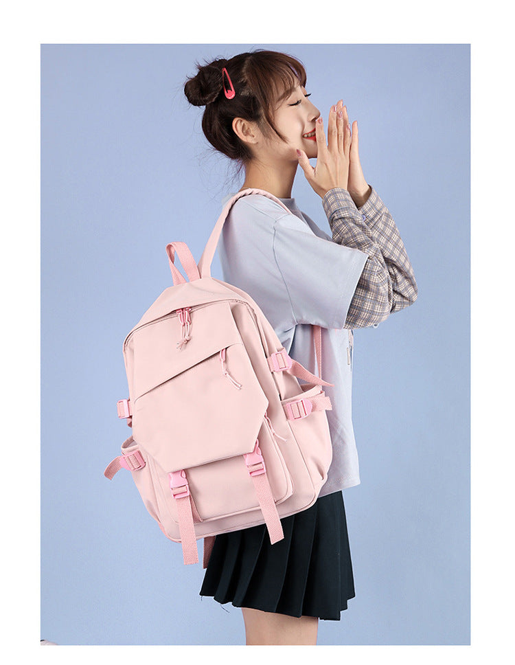 Girls Strawberry Bear Backpack