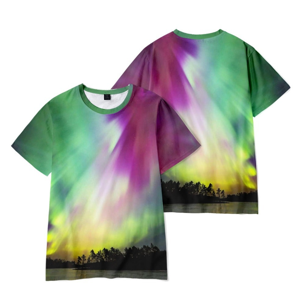 Fashion Aurora Borealis　T-shirt - mihoodie