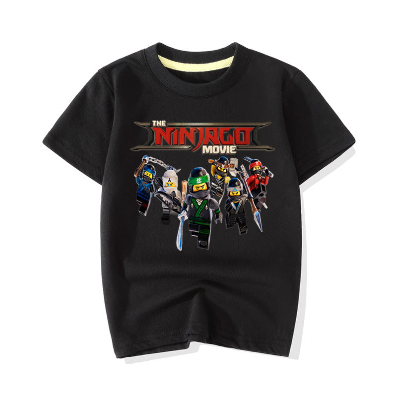 Kids The Ninjago Movie  Casual Cotton T-shirt - mihoodie