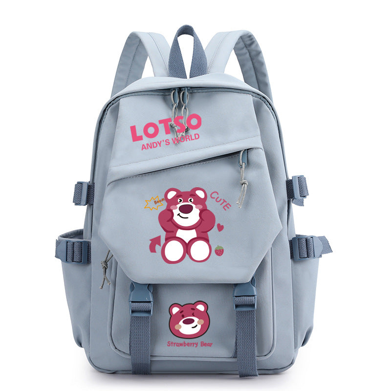 Girls Strawberry Bear Backpack - mihoodie