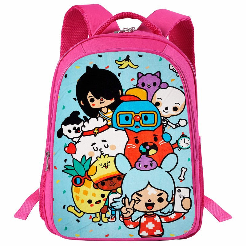 toca life world build stories pink backpack - mihoodie