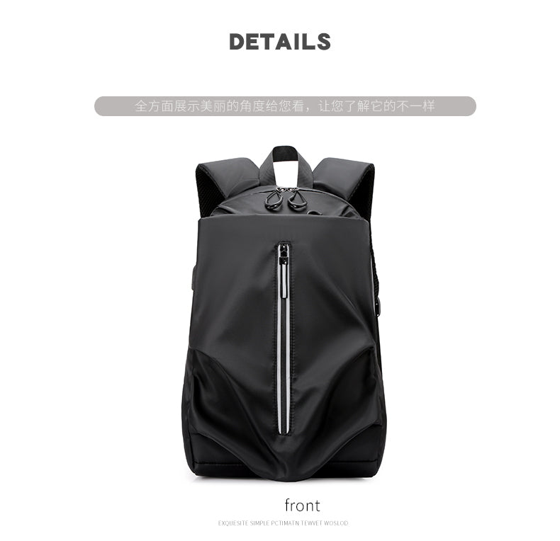 Fashion Design Women's Anti-Theft Backpack Waterproof Nylon Fabric Laptop Bags Outdoor Men Business Casual Travel Backpacks - mihoodie