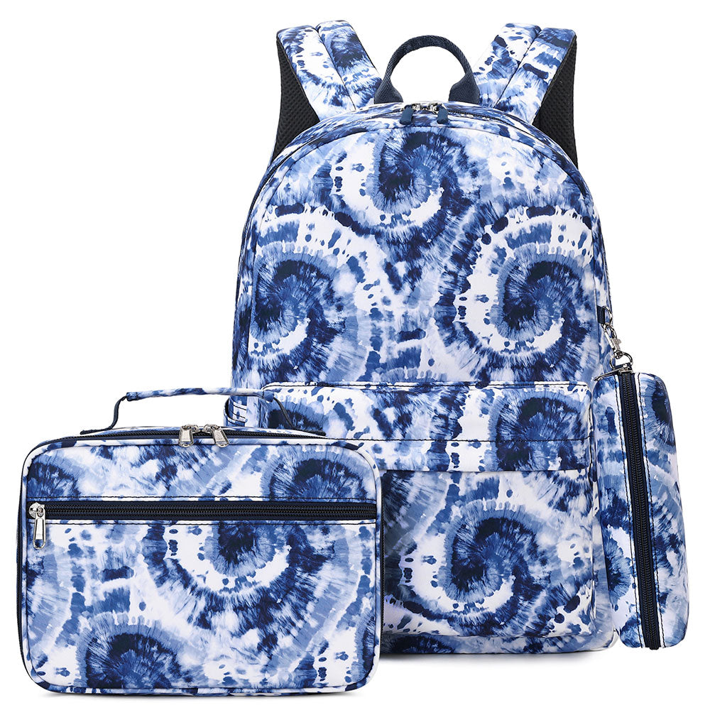 Unique Printing School Bookbag for Girls Kids Large Capacity Set with Lunch Box - mihoodie