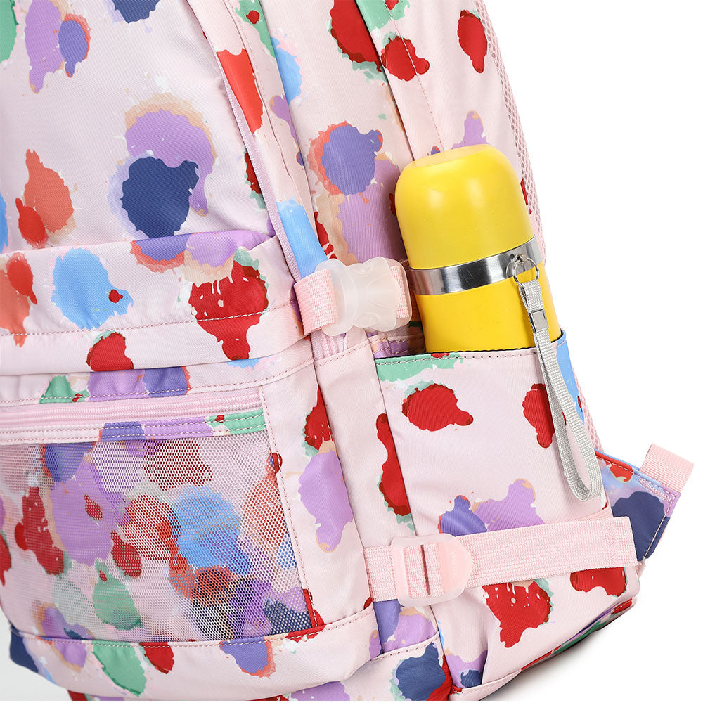 Girls' 3 Pieces Laptop Bookbag Cute Pringting Waterproof Backpack for School - mihoodie