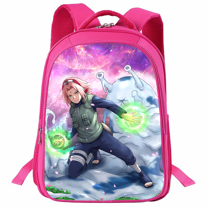 Haruno Sakura Pink School Bag Girls Backpack - mihoodie