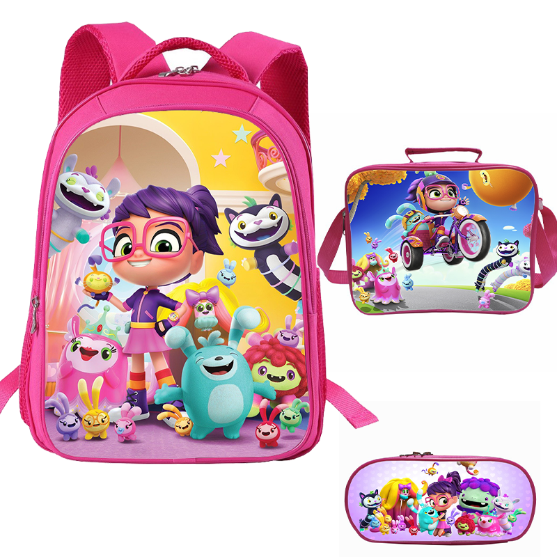 Cute Cartoon Primary School Backpack Lunch Bag Pencil Case - nfgoods