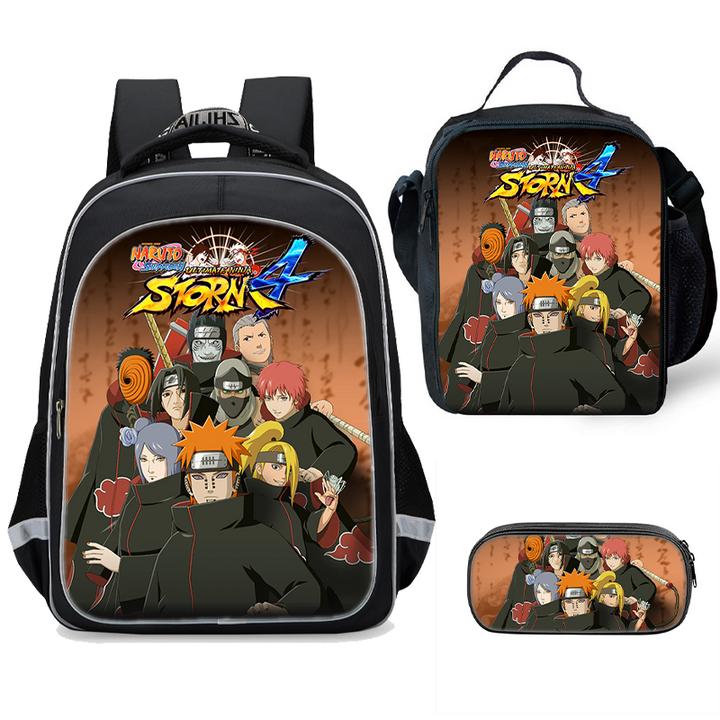 Akatsuki Team School Bag  Lunch Bag Pencil Case - mihoodie