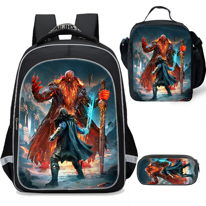 Assassin's Creed Valhalla  School Backpack  Ans 3pcs - nfgoods