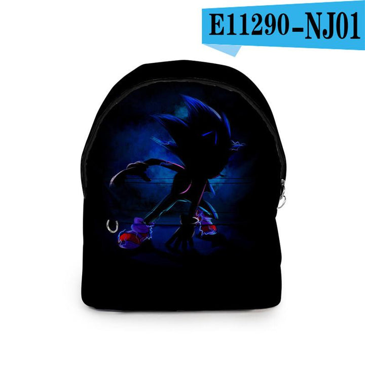 Casual Stylish Sonic the Hedgehog 3D Oxford Backpack For Boys Girls Students - mihoodie