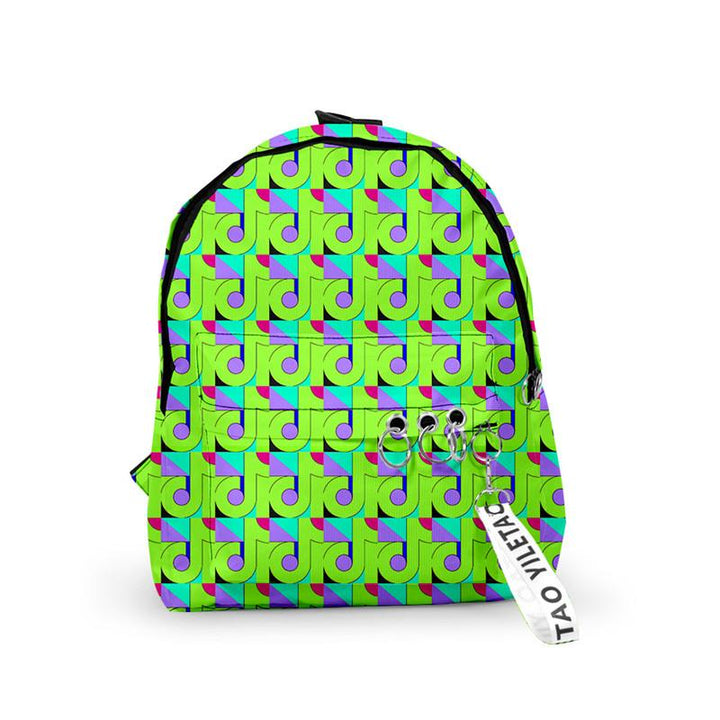 Casual Stylish 3D Tik Tok Backpack For Boys Girls Students Schoolbag - mihoodie