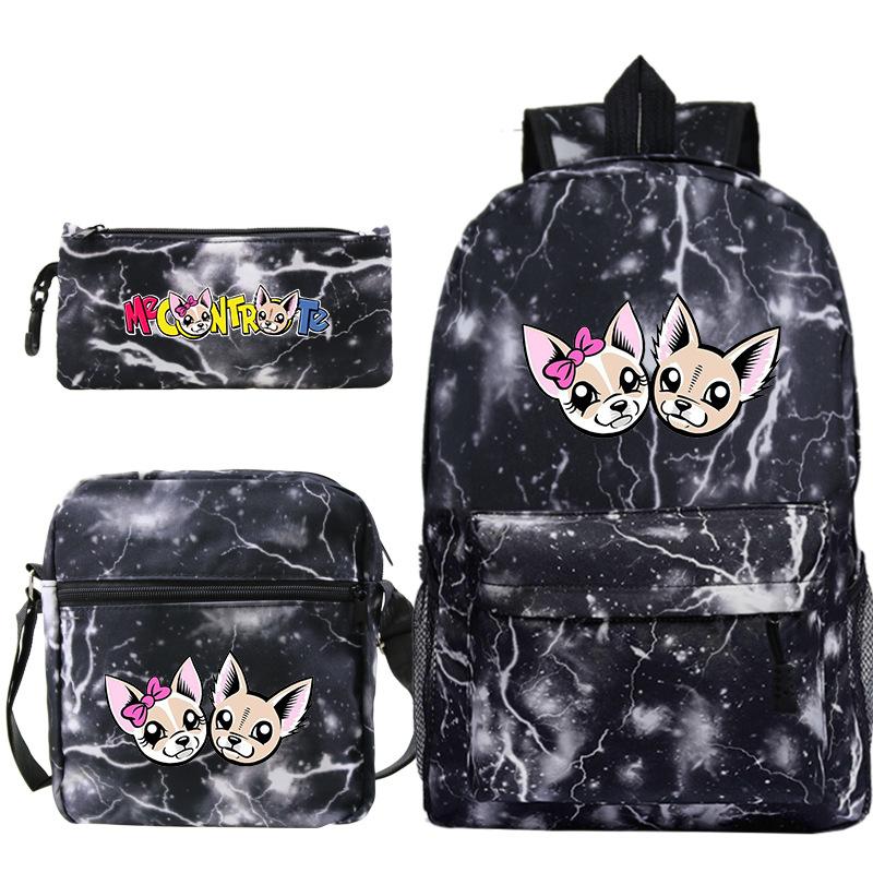 Casual Me contro Te School Backpack For Boys Girls Three-piece Set - mihoodie