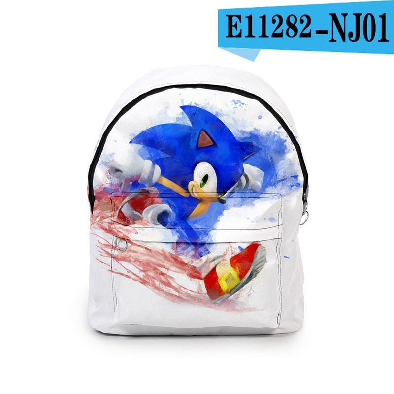 Casual Stylish Sonic the Hedgehog 3D Oxford Backpack For Boys Girls Students - mihoodie