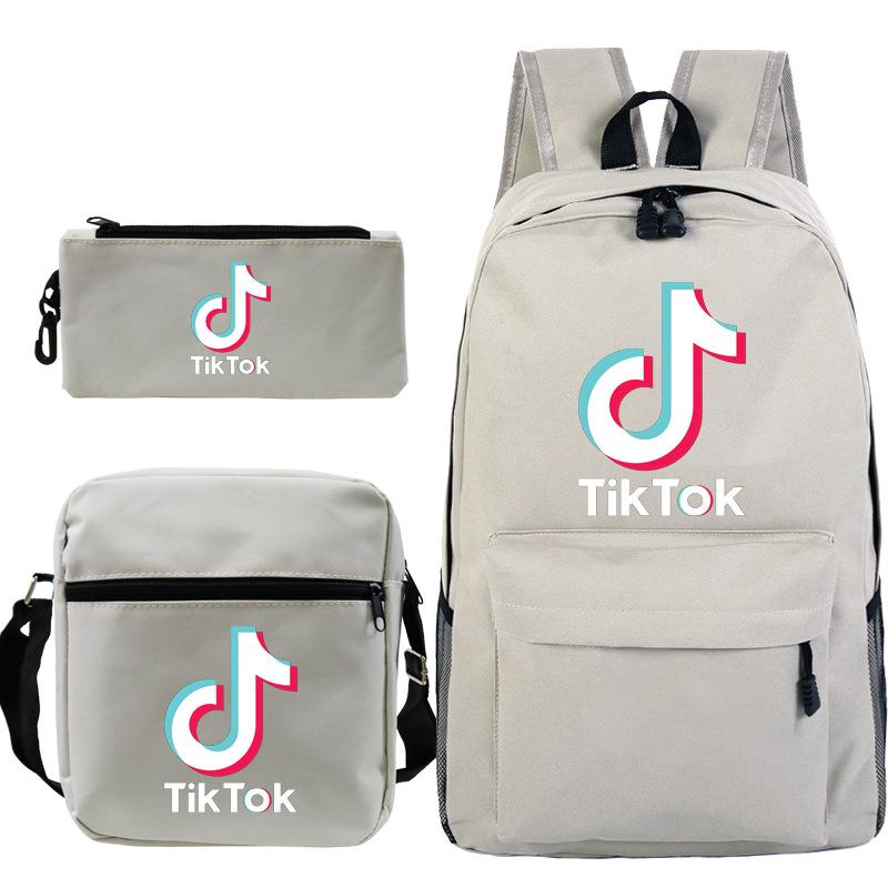 Tik Tok Backpack Teen Boys Girls School Book bag with Shouder Bag Pen Case 3 in 1 - mihoodie