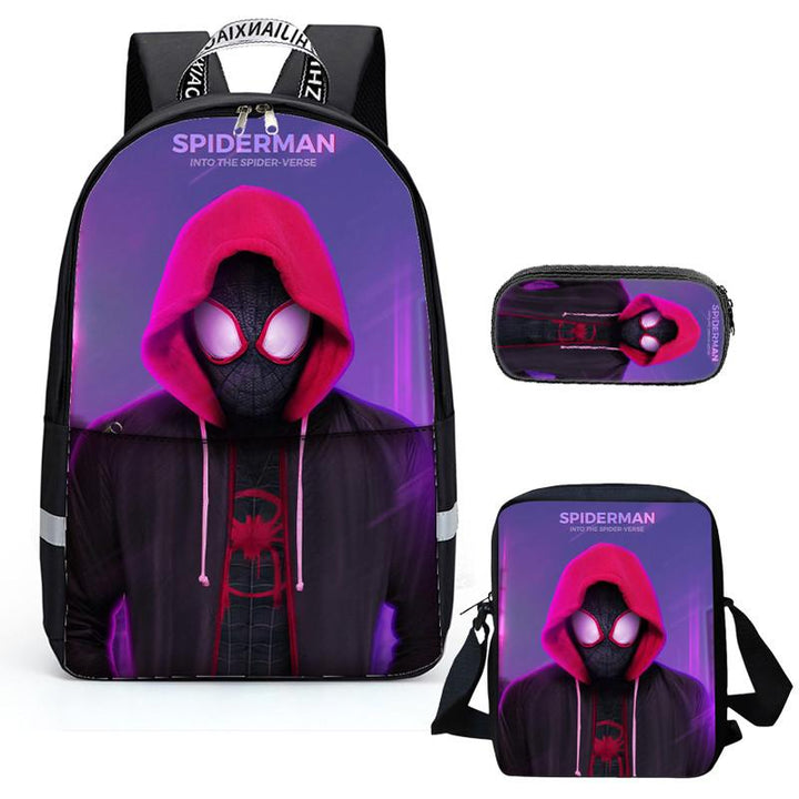 FOR U DESIGNS Large Capacity Children School Backpack Bookbags Unique 3D Spider Man Printed Knapsack - mihoodie