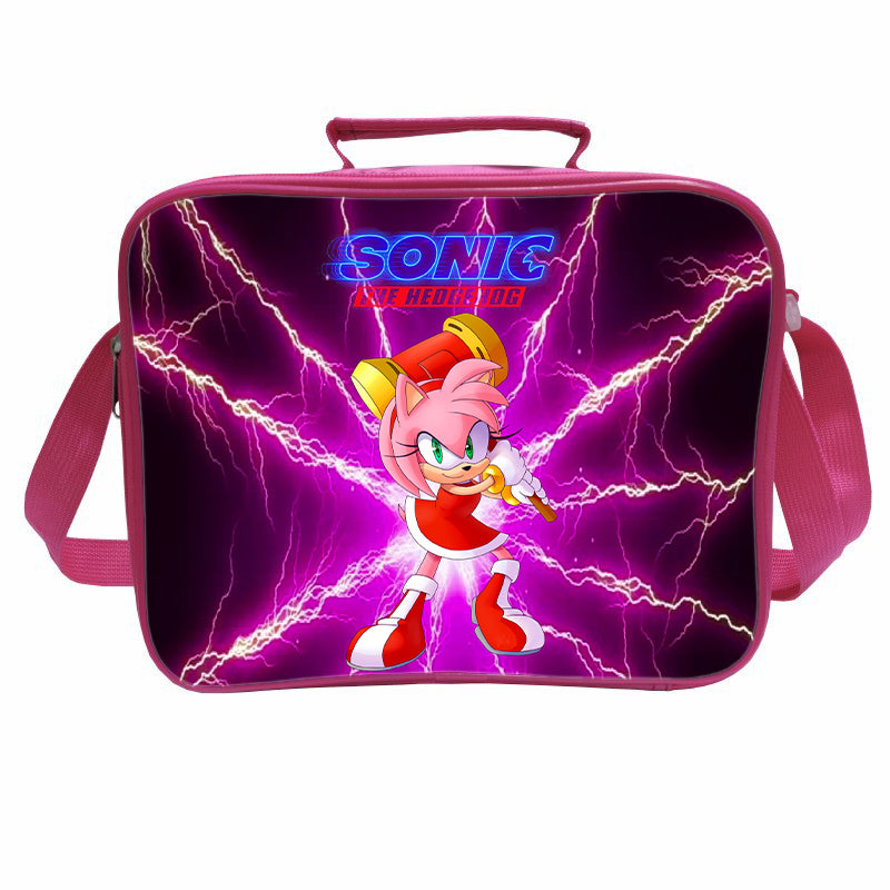 Pink Amy Sonic Backpack Lunch Bag Pencil Case - nfgoods