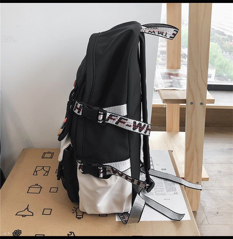 Jsvery 2022 New Fashion Women Backpack Laptop Mochila Duck Print School Bag Teenager Girl Bookbag Rucksack Femal Leisure Travel Bagpack - mihoodie