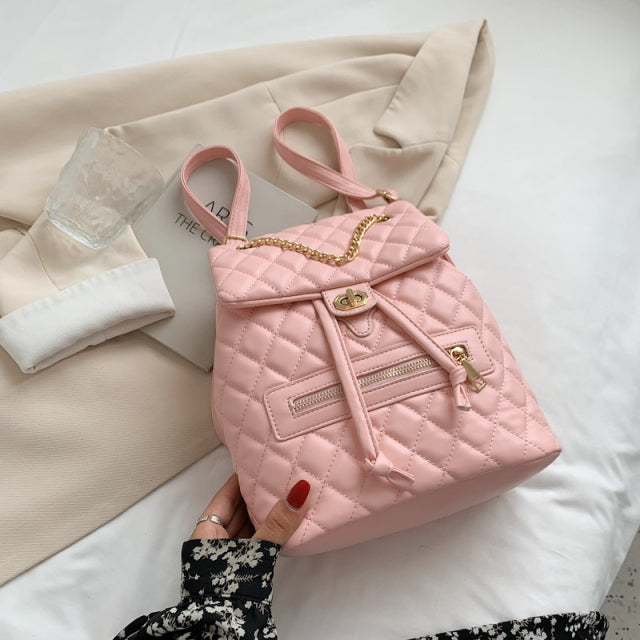 Jsvery 2022 Fashion Small Women Backpack High Quality Youth Leather Backpacks for Teenage Girls Female School Shoulder Bag Bagpack Mochila - mihoodie