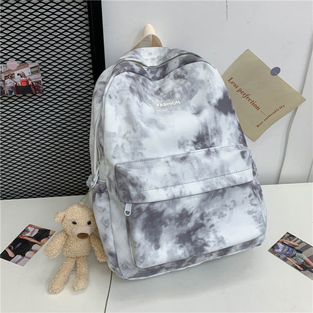 Jsvery 2022 Women&#39;s School Backpack for Teenage Girls Fashion Nylon Rucksack Casual Ladies Travel Bagpack Rendering Backpacks Female Mochila - mihoodie