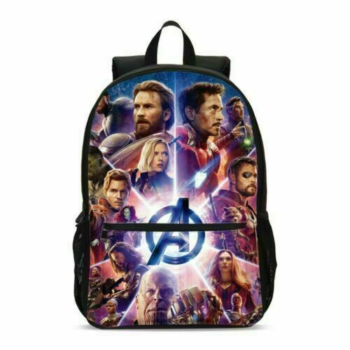 Avengers Endgame School Backpack 4PCS Shoulder Bag Lunch Bag Pen Bag - mihoodie