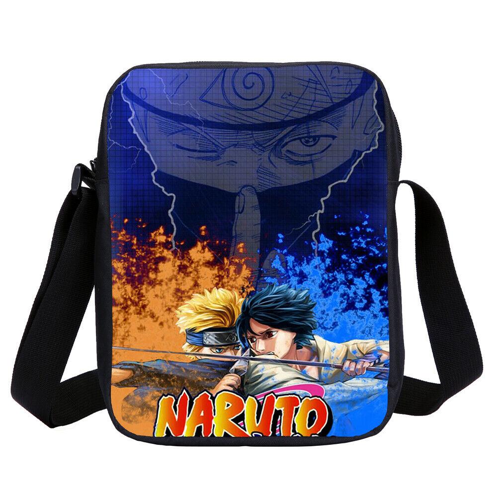3D Print NARUTO Bookbag, Children's Cool Rucksacks for School Teen Laptop Computer Backpacks 4PCS - mihoodie