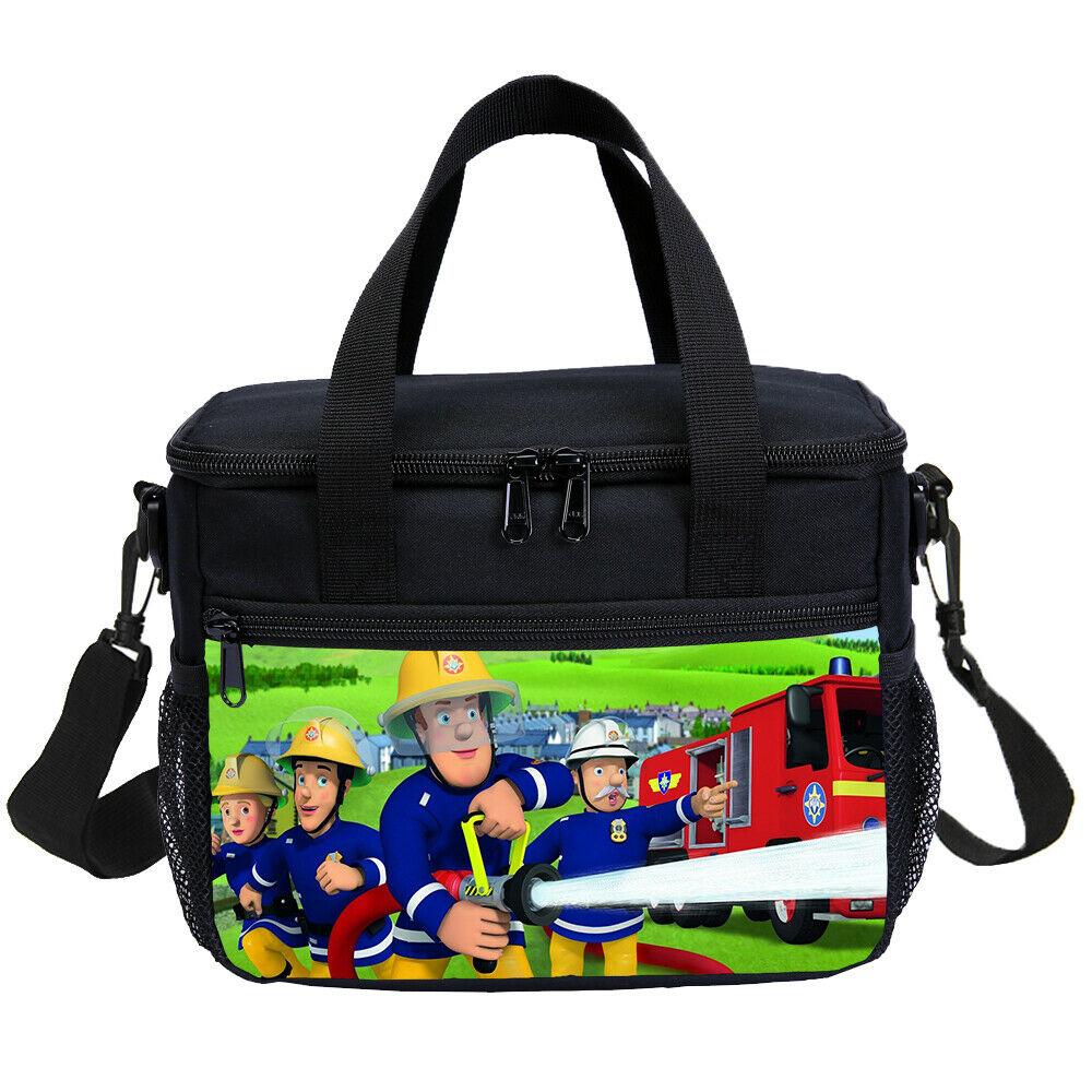 Fireman Sam Cartoon Kids Backpack Large Capacity 3D Printed Kids School Backpack Cool Bookbag 4PCS - mihoodie
