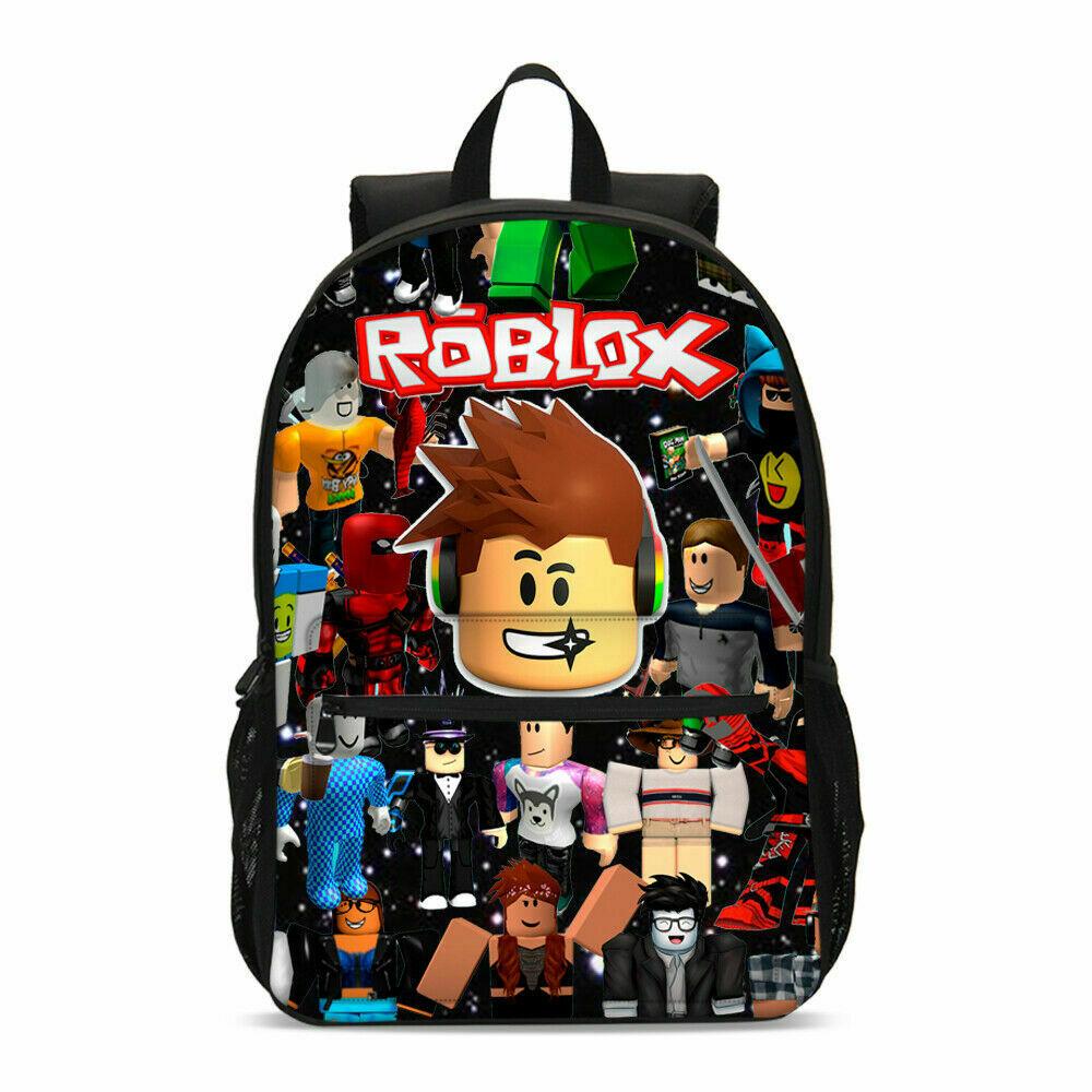 Casula ROBLOX Kids Backpacks Students School Bag Sets Insulated Lunch Bag Pen Bag Crossbody 4PCS - mihoodie