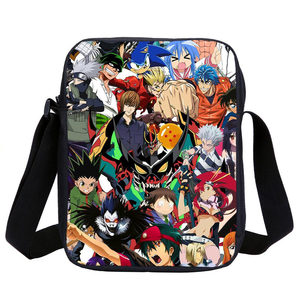 Anime Party School Backpack Lunch Box Sling Bags Pen Sonic My Hero Academia - mihoodie