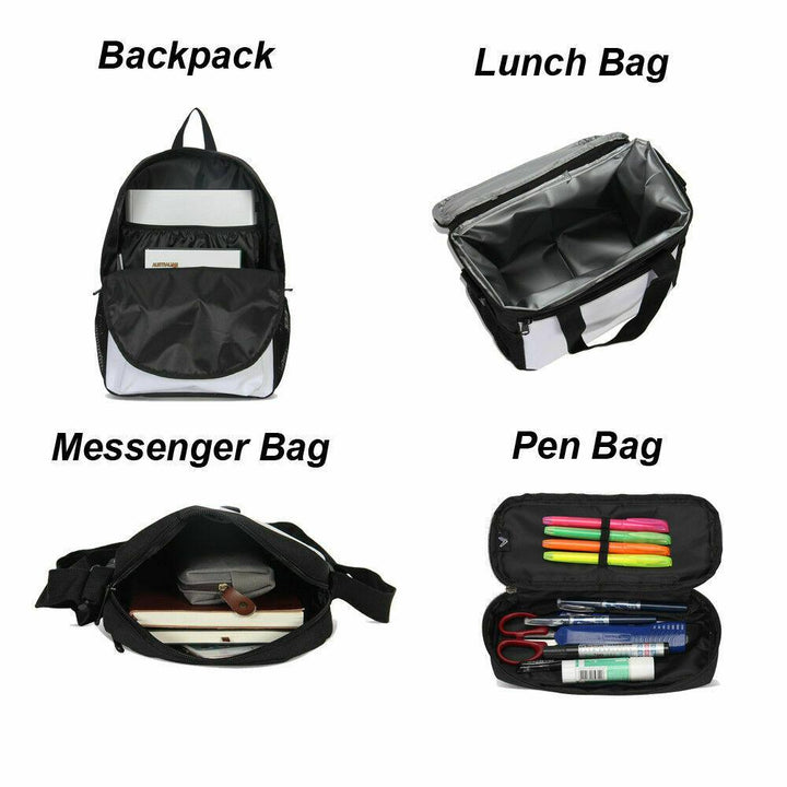 Free Fire Backpack Lunch Bag Shoulder Bag Pen Case 4PCS For Boys Girls Students - mihoodie