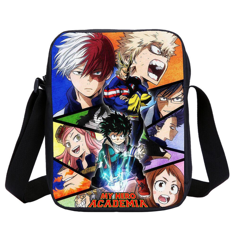My Hero Academia Large Student School Backpack Lunch Bags Shoulder Bag Pencil-case 4PCS - mihoodie