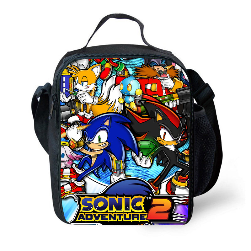 sonic adventure 2 backpack   School Bag  Lunch Bag Pencil Case - mihoodie