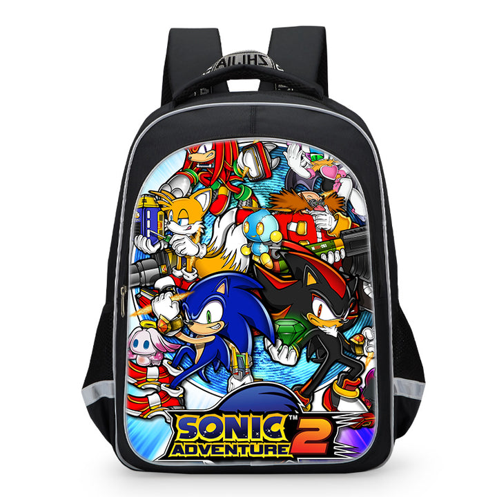 sonic adventure 2 backpack   School Bag  Lunch Bag Pencil Case - mihoodie